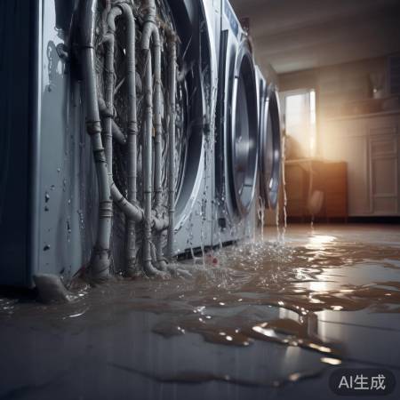 洗衣机堵塞致泄漏