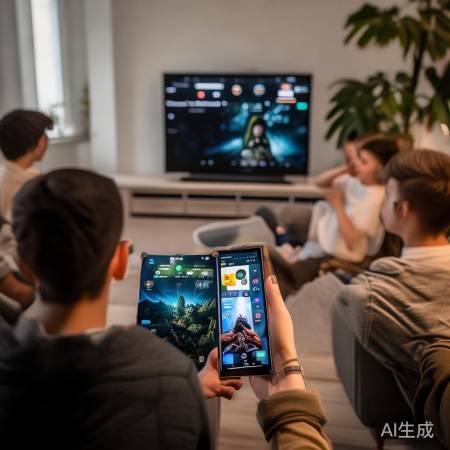 智能语音电视,无线投屏共享