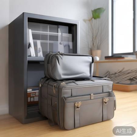 临时储物袋，整理好保险柜