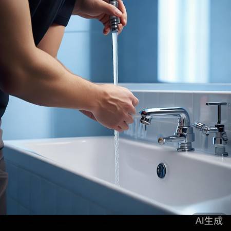 关闭进水阀调水压