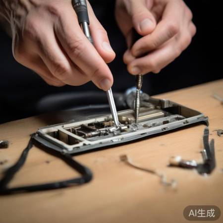 拆卸面板，轻柔拧螺丝