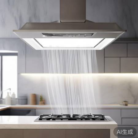 厨房通风顺畅，集烟罩吸油烟