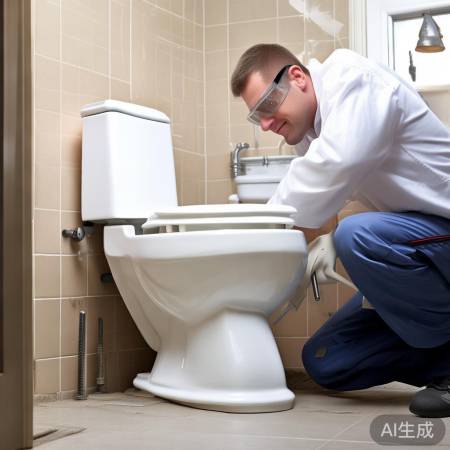 拆旧马桶,关水为先