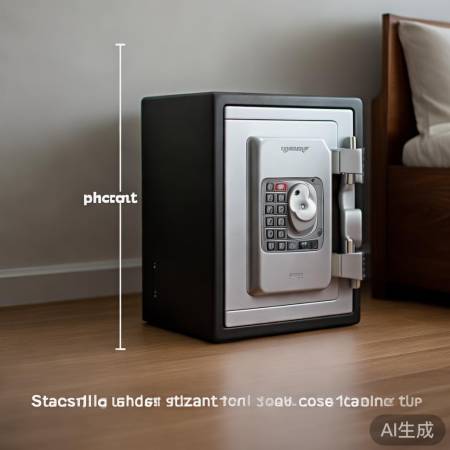 “床头柜保险柜，尺寸需匹配”