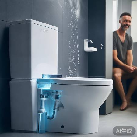 智能马桶自动冲洗，冬天也舒适