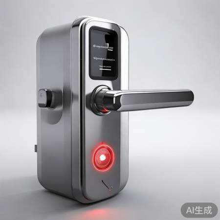 智能锁插销拔出，安全无忧