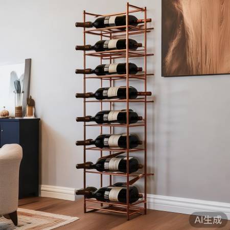 选全铜酒架,风格空间喜好兼顾