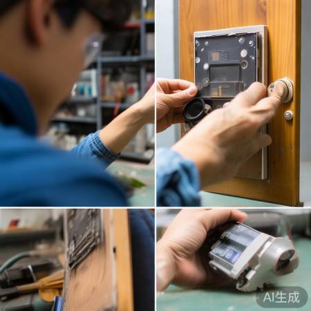 “小米指纹锁旋钮更换指南”