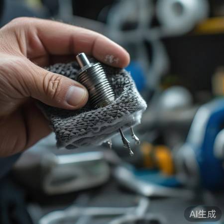 清洁点火针，勿用力过猛