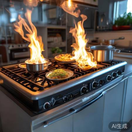 集成灶火力全开,省时省气