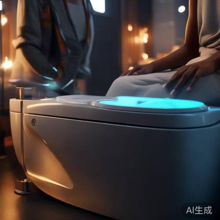 “恒洁智能马桶,关灯也舒适”