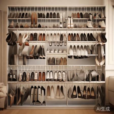 鞋柜挂鞋，整齐又美观