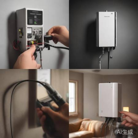 连接电源线,确保接通