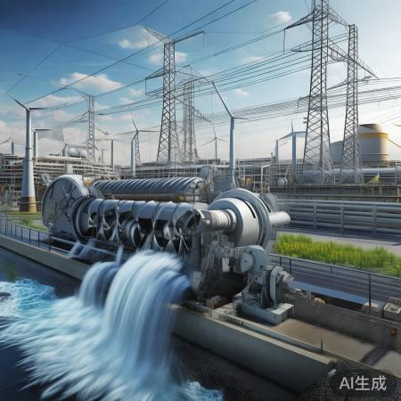 发电厂发电，电网传输电
