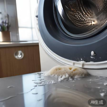 清洁洗衣机门封圈