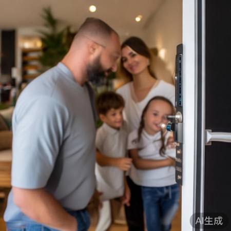 指纹锁安全,家人共守护