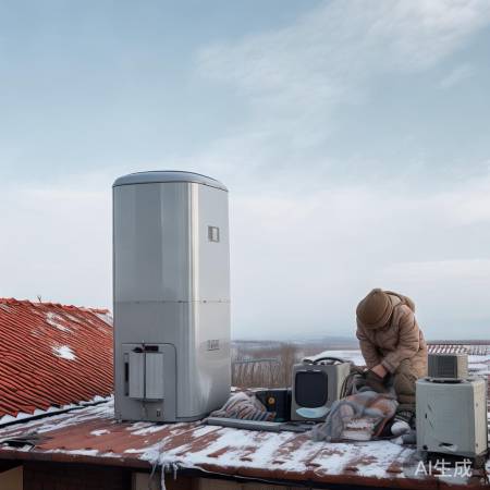 楼顶热水器,空间利用好