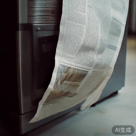 厚报纸护冰箱防尘