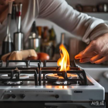 燃气灶打火熄灭,留心及时解决