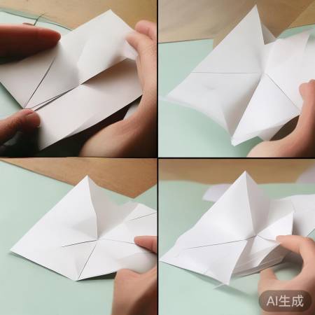 对折六角形变长条