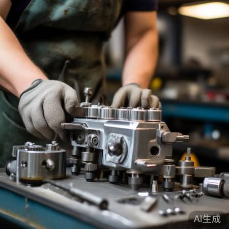 安装新泵头，技巧拧紧螺丝