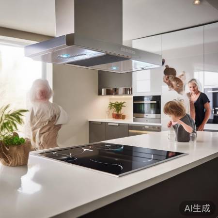 “智能油烟机，省心又省力”