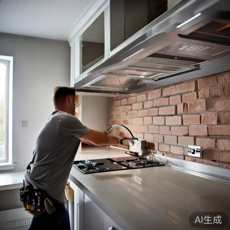 油烟机烟筒开孔解释