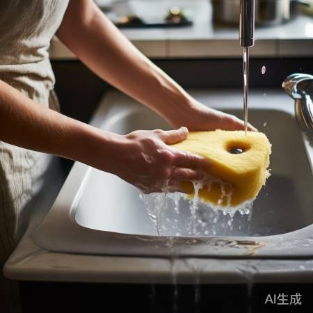 油污顽固？热水泡，轻擦不伤灶圈