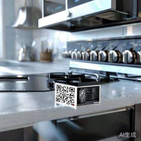方太灶二维码，生活科技融合