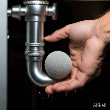 钢丝球清除管道堵塞