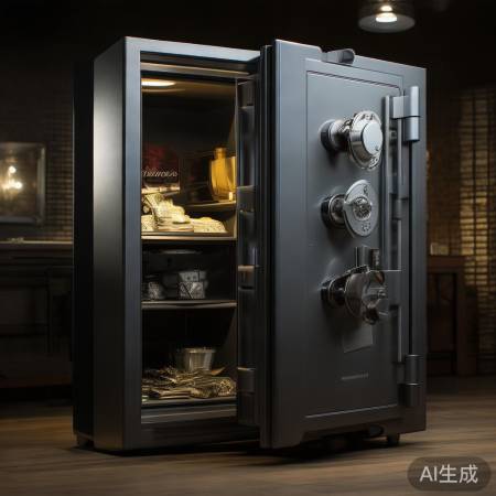金盾保险柜763，双密码防盗，