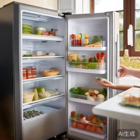 冰箱摆放通风，清洁卫生