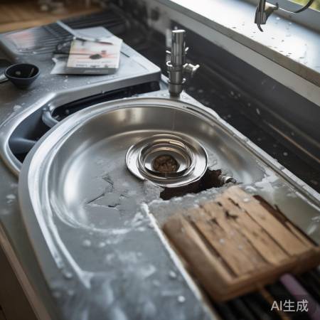 洗衣机排水管金属环断裂