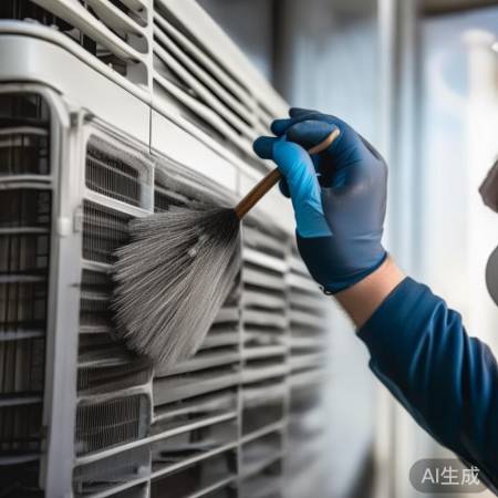 清理空调外机，呼吸顺畅