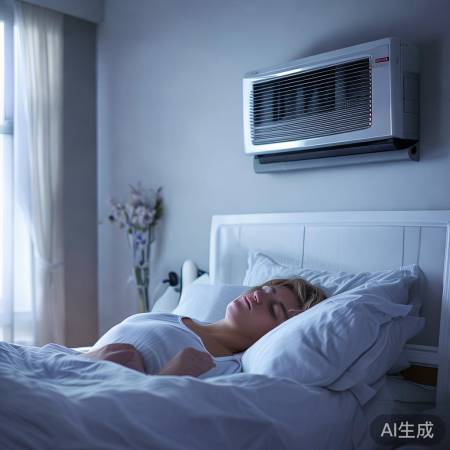 “低噪音空调，优质睡眠伴侣”