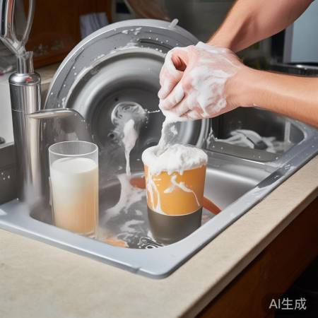 苏打糊+白醋，洗衣机自洁