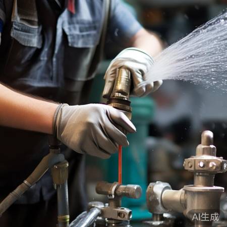 更换喷嘴，注意安全！