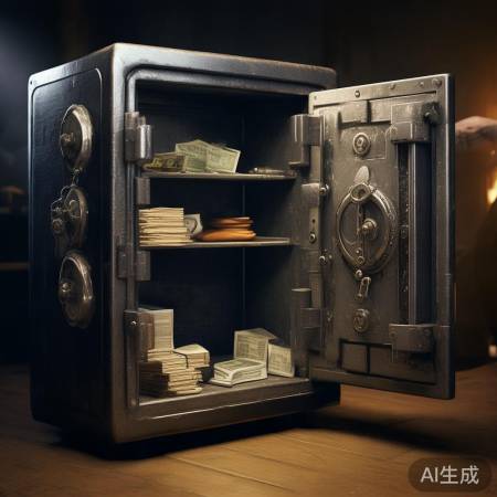 立式保险柜，严锁贵重物