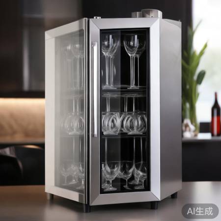 “红酒杯消毒柜，面子健康两全”