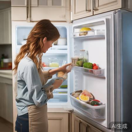 小苏打水擦冰箱，除味防菌