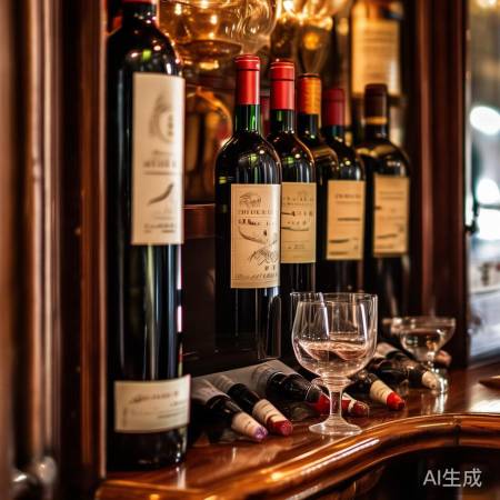 红酒柜里的精致角落