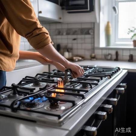 检查燃气灶气源