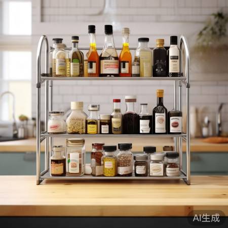 多面手置物架，厨房收纳好帮手