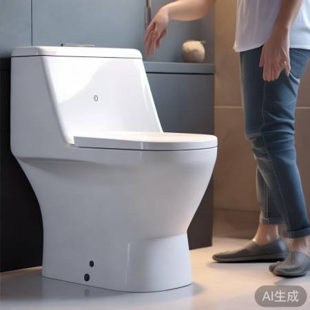 智能马桶座圈，人体工学设计