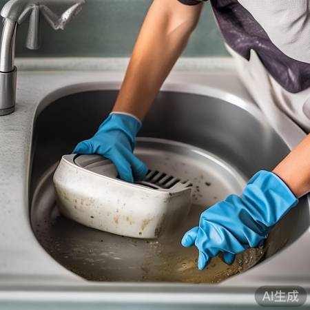 直接开下水口排油污