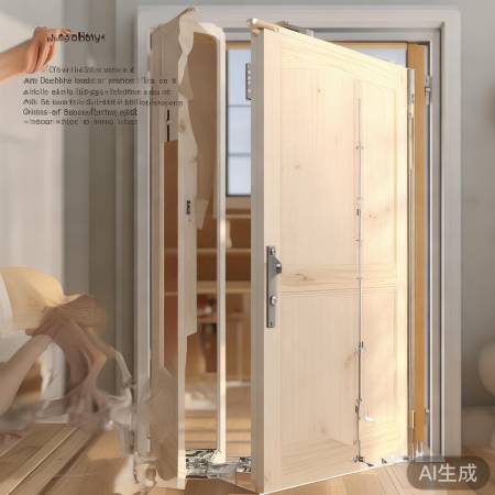 防盗门开启角度视门重而定