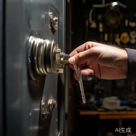 备用钥匙解锁保险柜