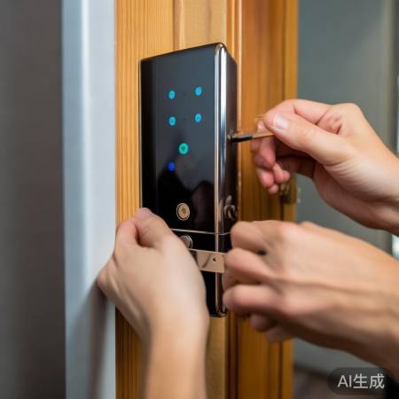 科熊指纹锁换指纹头教程