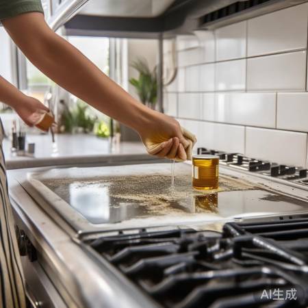 “食用油擦拭油烟机去污保护”