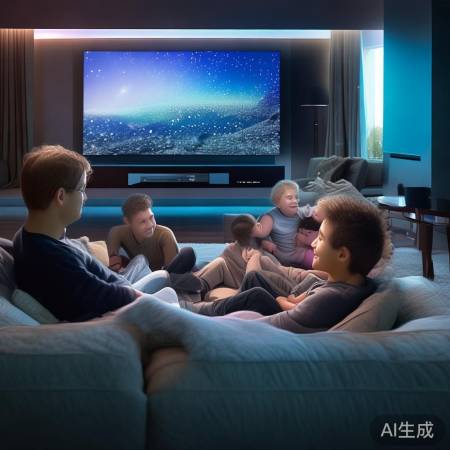 激光电视亮度调节，舒适观影新体